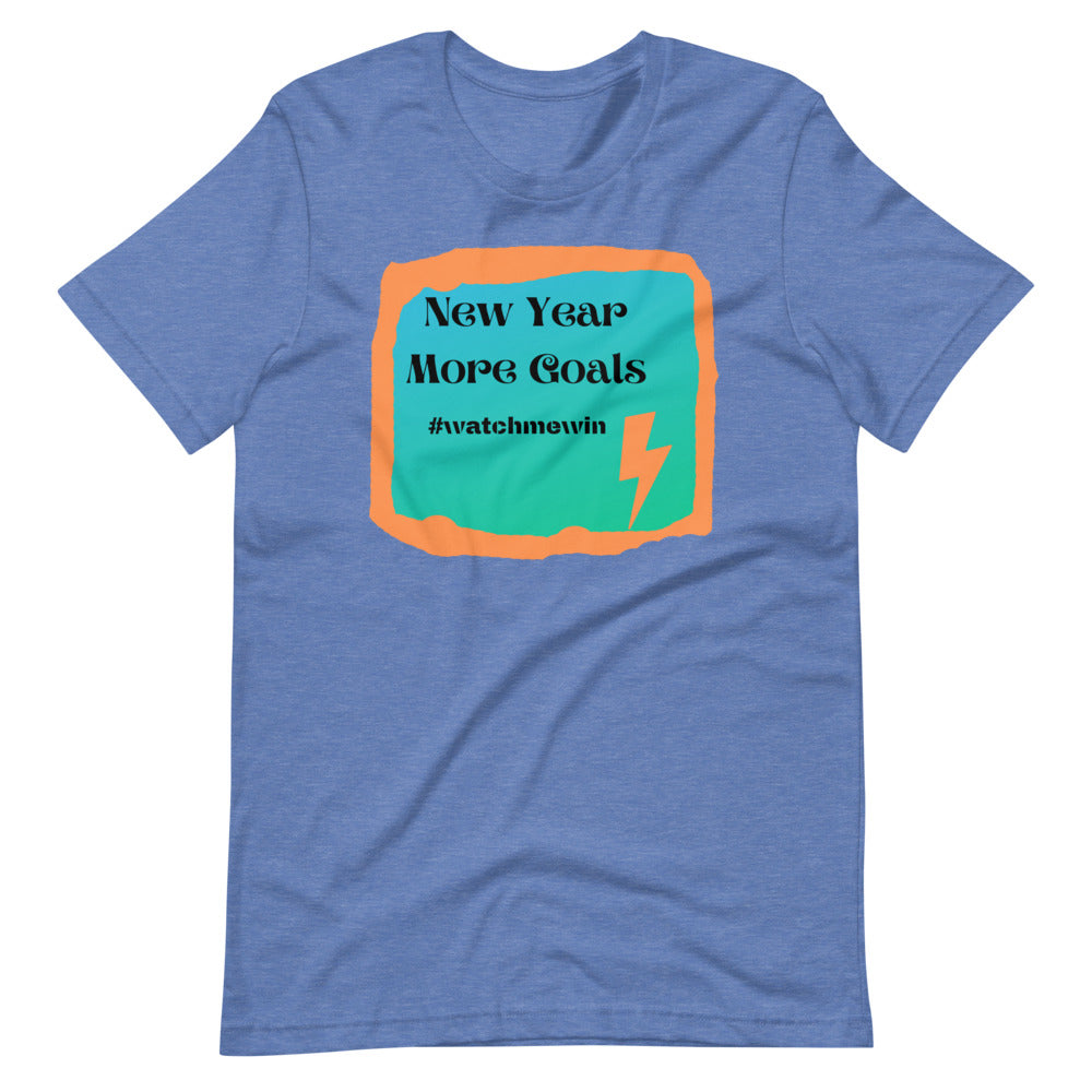 Now More Goals Short-Sleeve Unisex T-Shirt Cotesh