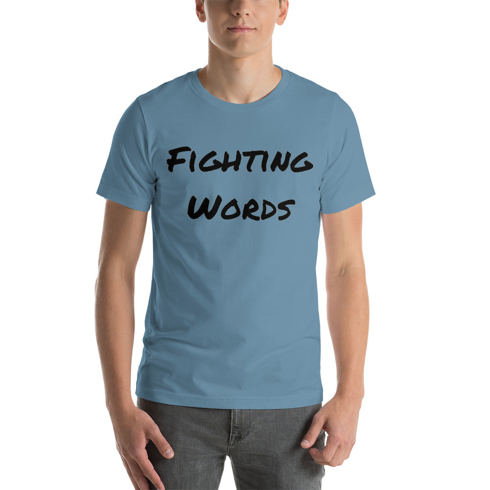 Fighting Words Short-Sleeve Unisex T-Shirt Cotesh Blending Trends