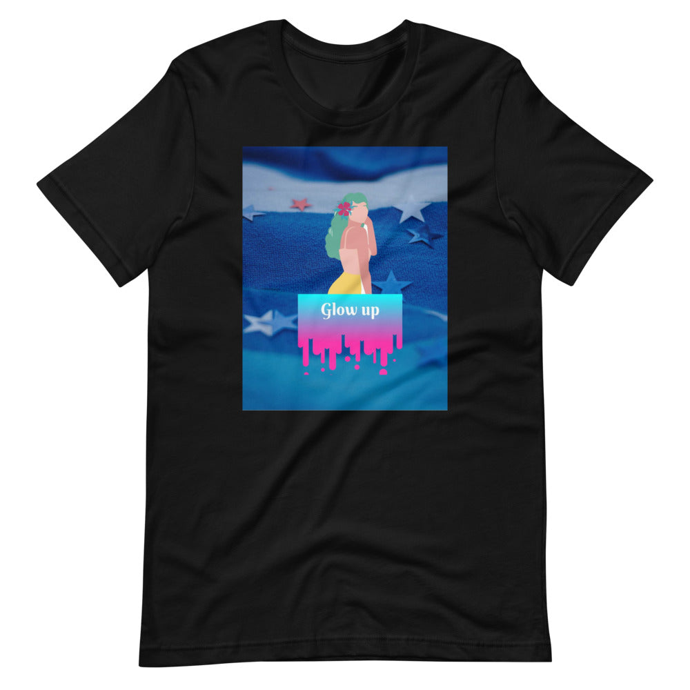 Glow Up Short-Sleeve Unisex T-Shirt Cotesh