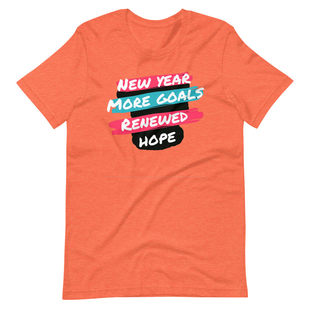 New Year More Goal New Hope Short-Sleeve Unisex T-Shirt Cotesh