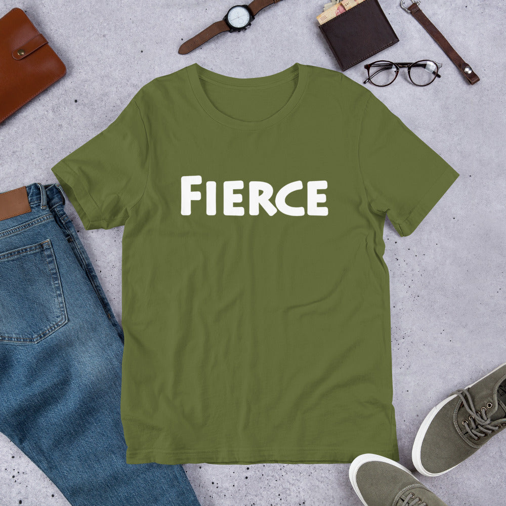 Fierce Short-Sleeve Unisex T-Shirt | Cotesh | Expression Tees