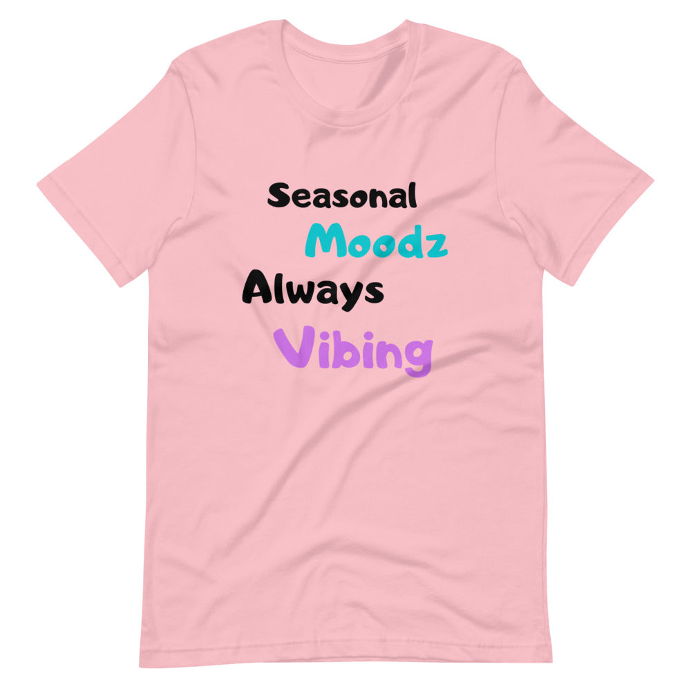 Seasonal Moods alwasy vibing Short-Sleeve Unisex T-Shirt Cotesh