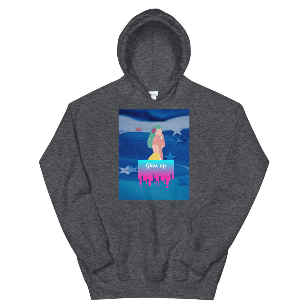 Glow up Unisex Hoodie Cotesh