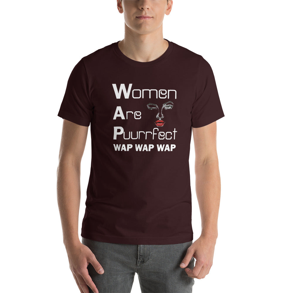 Women are Puurrfect Short-Sleeve Unisex T-Shirt Cotesh | WAPvention