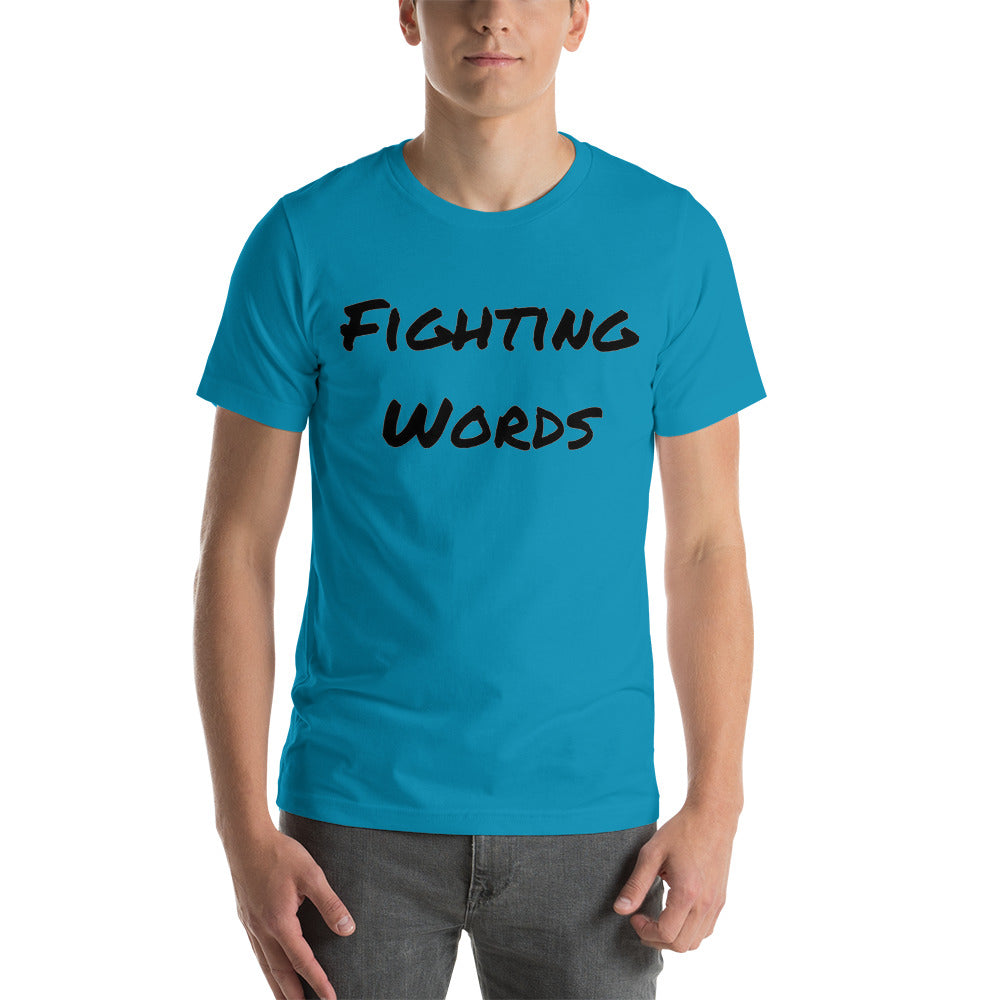 Fighting Words Short-Sleeve Unisex T-Shirt Cotesh Blending Trends