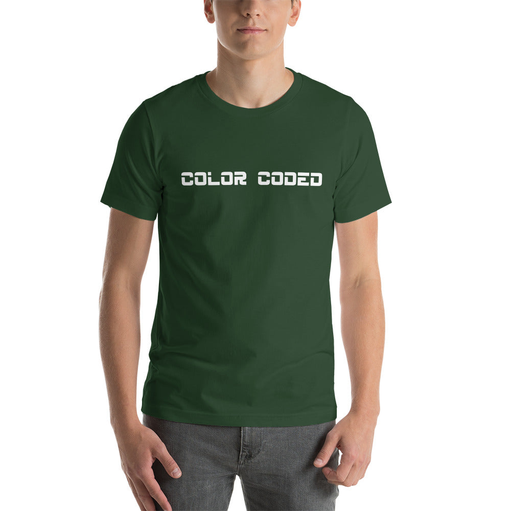 Color Coded Short-Sleeve Unisex T-Shirt | Cotesh