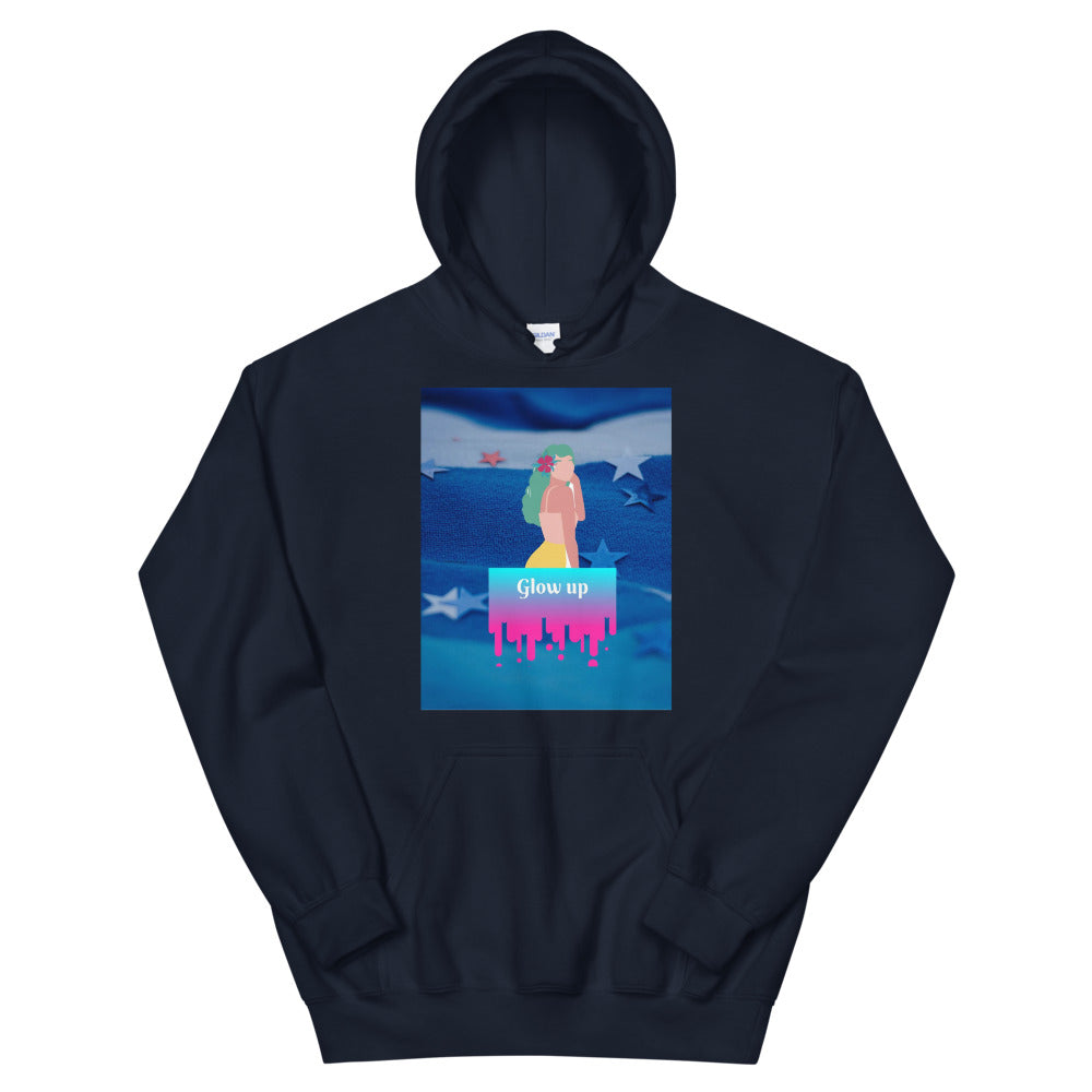 Glow up Unisex Hoodie Cotesh