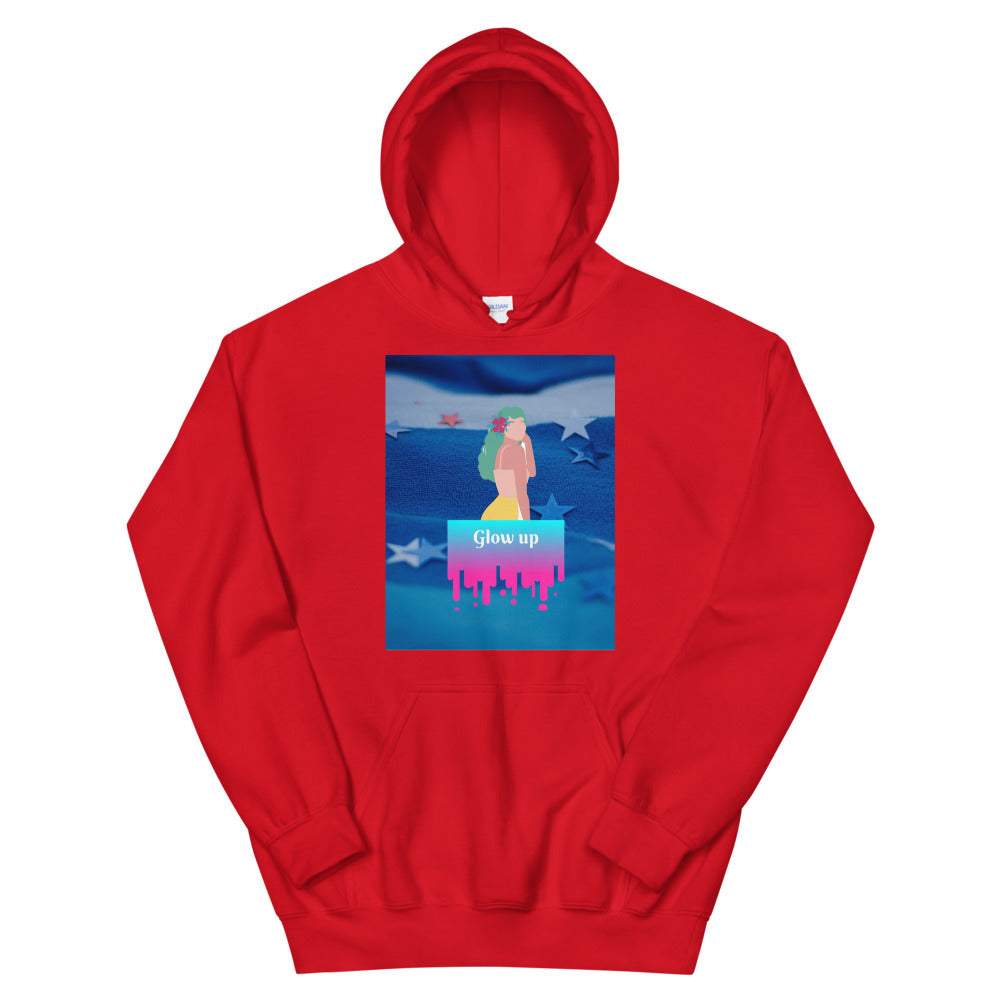 Glow up Unisex Hoodie Cotesh