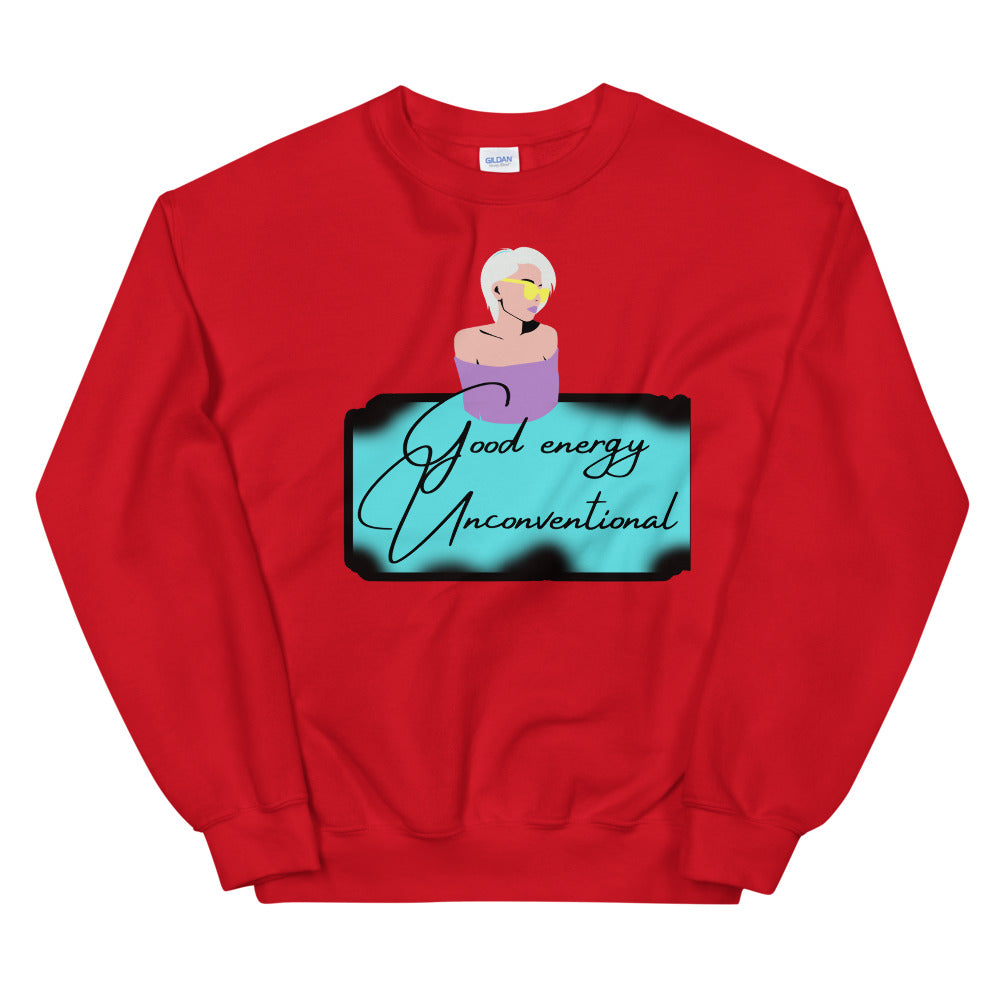 Good Energy Unconventional Unisex Sweatshirt Cotesh