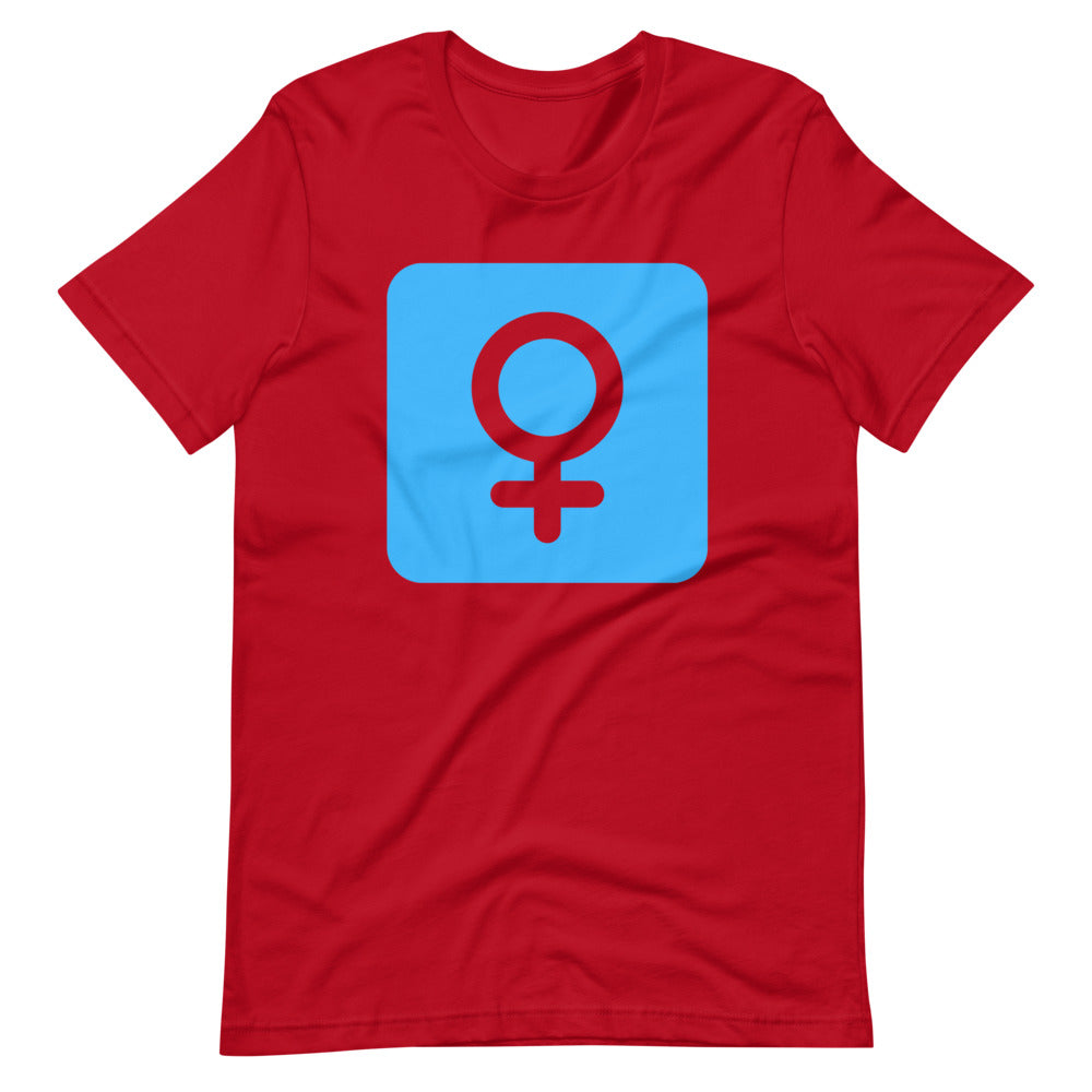 symbol ♀ Short-Sleeve Unisex T-Shirt Cotesh