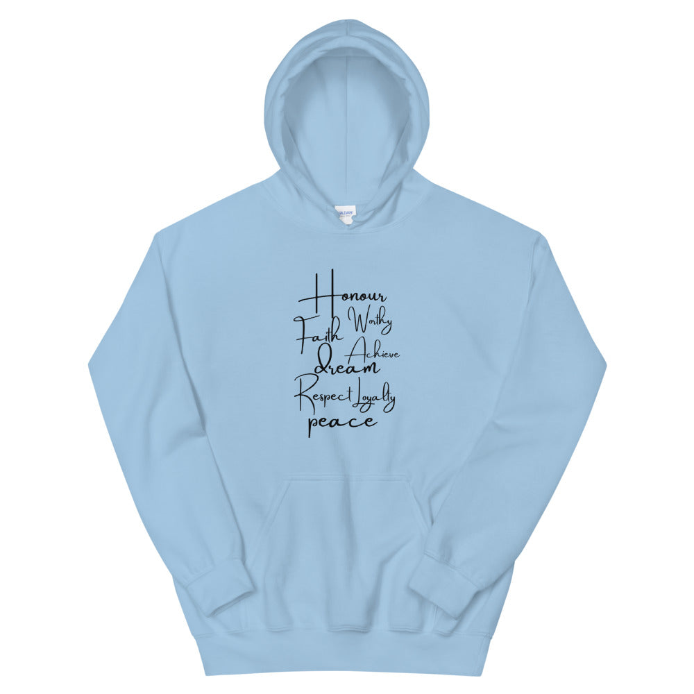 Honor Faith Worthy Unisex Hoodie Cotesh