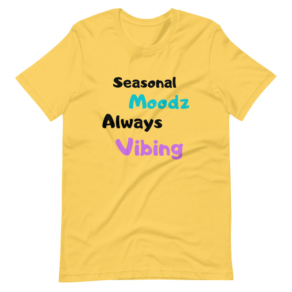 Seasonal Moods alwasy vibing Short-Sleeve Unisex T-Shirt Cotesh