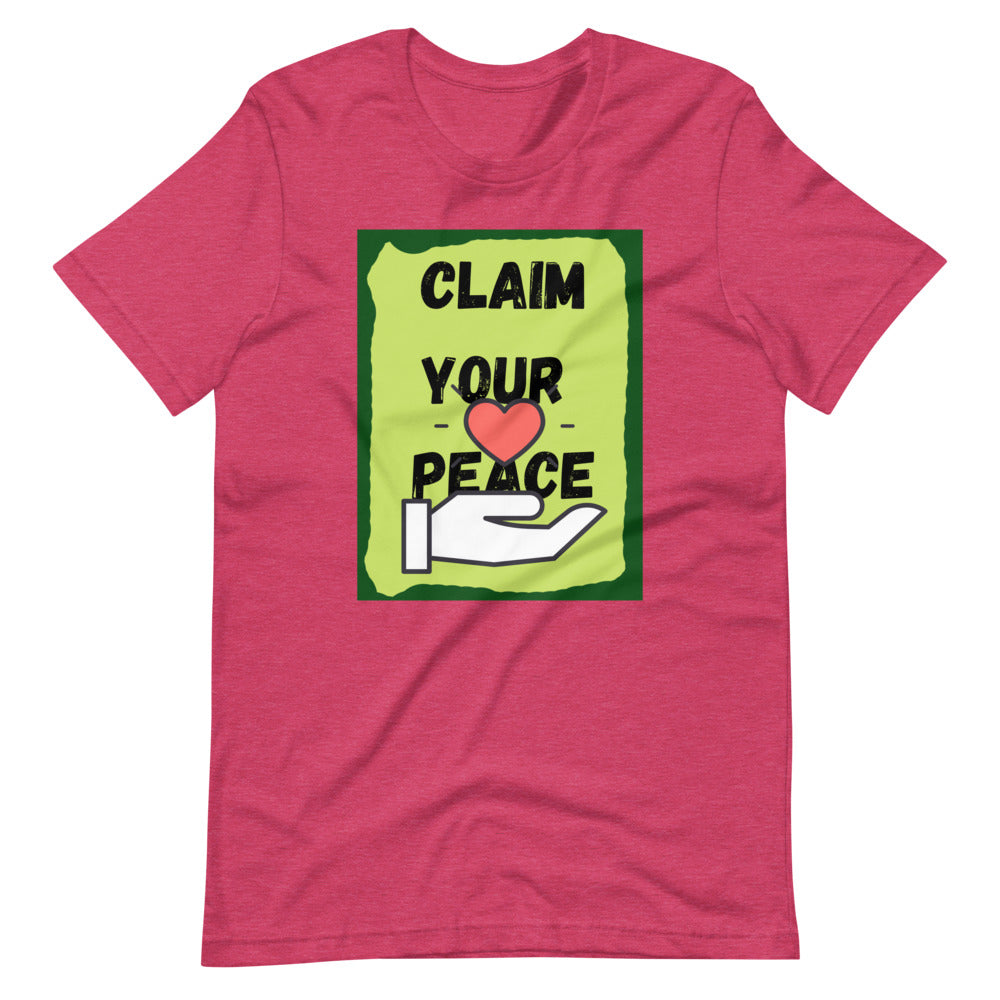 Claim Your Peace Short-Sleeve Unisex T-Shirt Cotesh