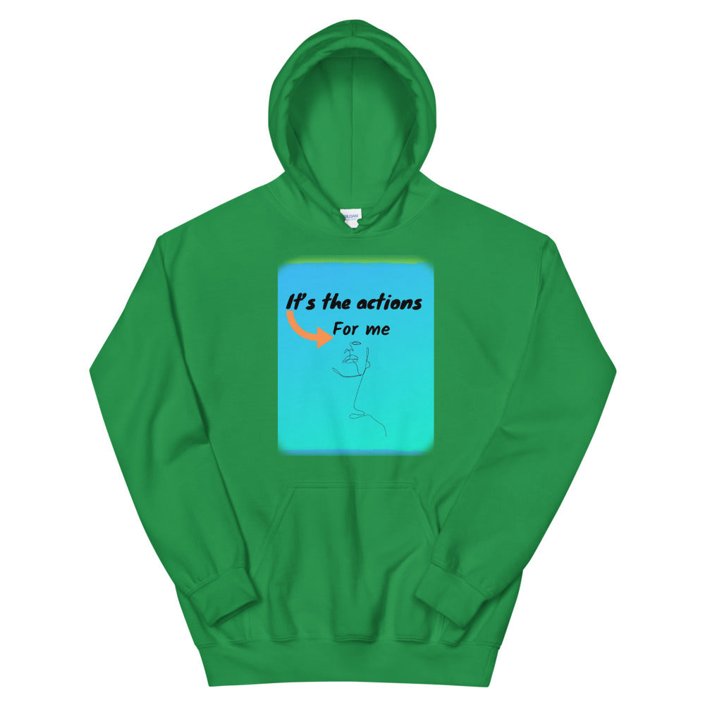 Its the action for me Unisex Hoodie Cotesh Blending Tredings