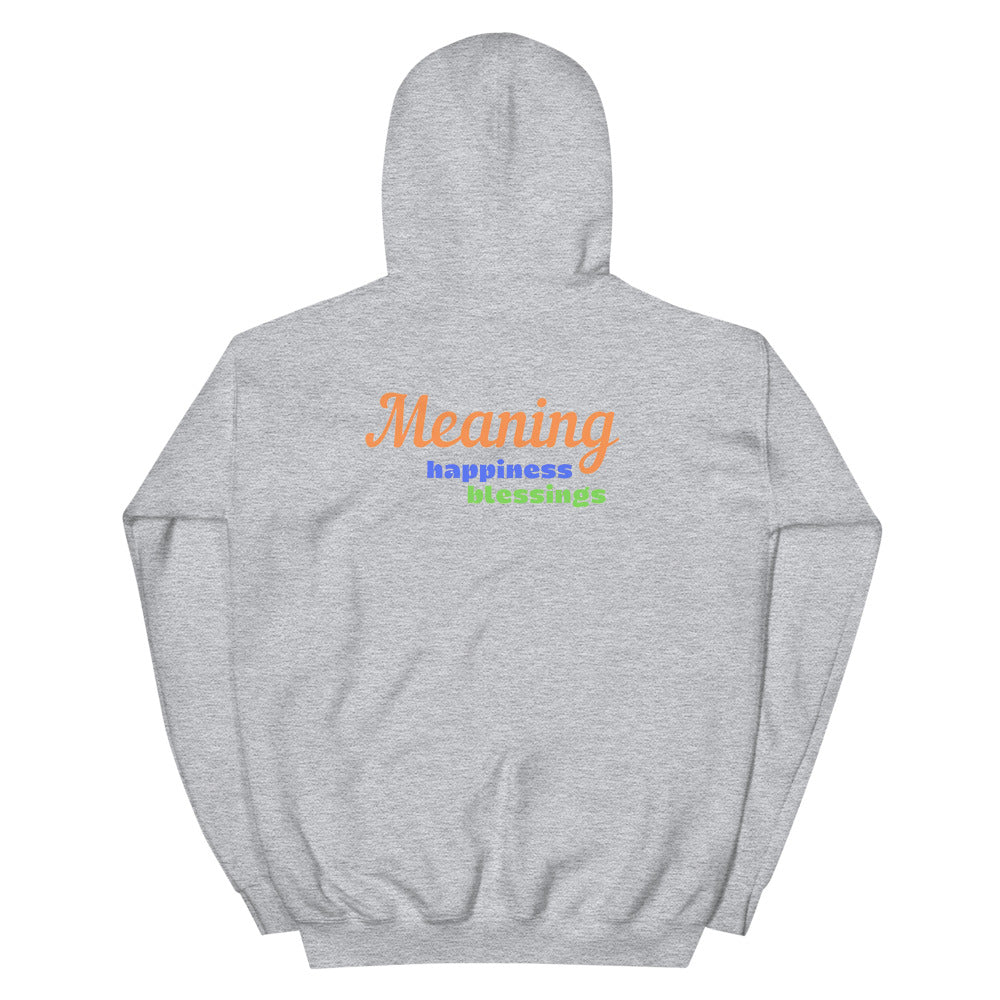 Phuc U | Meaning Happiness Blessing Unisex Hoodie Cotesh Blending Trends