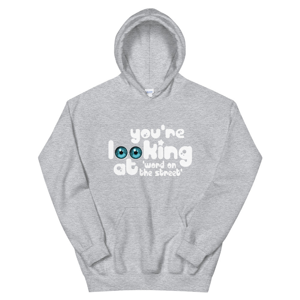 You're looking at Word on the street Unisex Hoodie | Cotesh | hoodiez