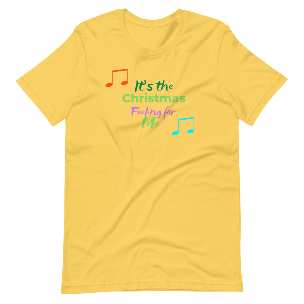 It's the merry christmas feeling for me Short-Sleeve Unisex T-Shirt Cotesh