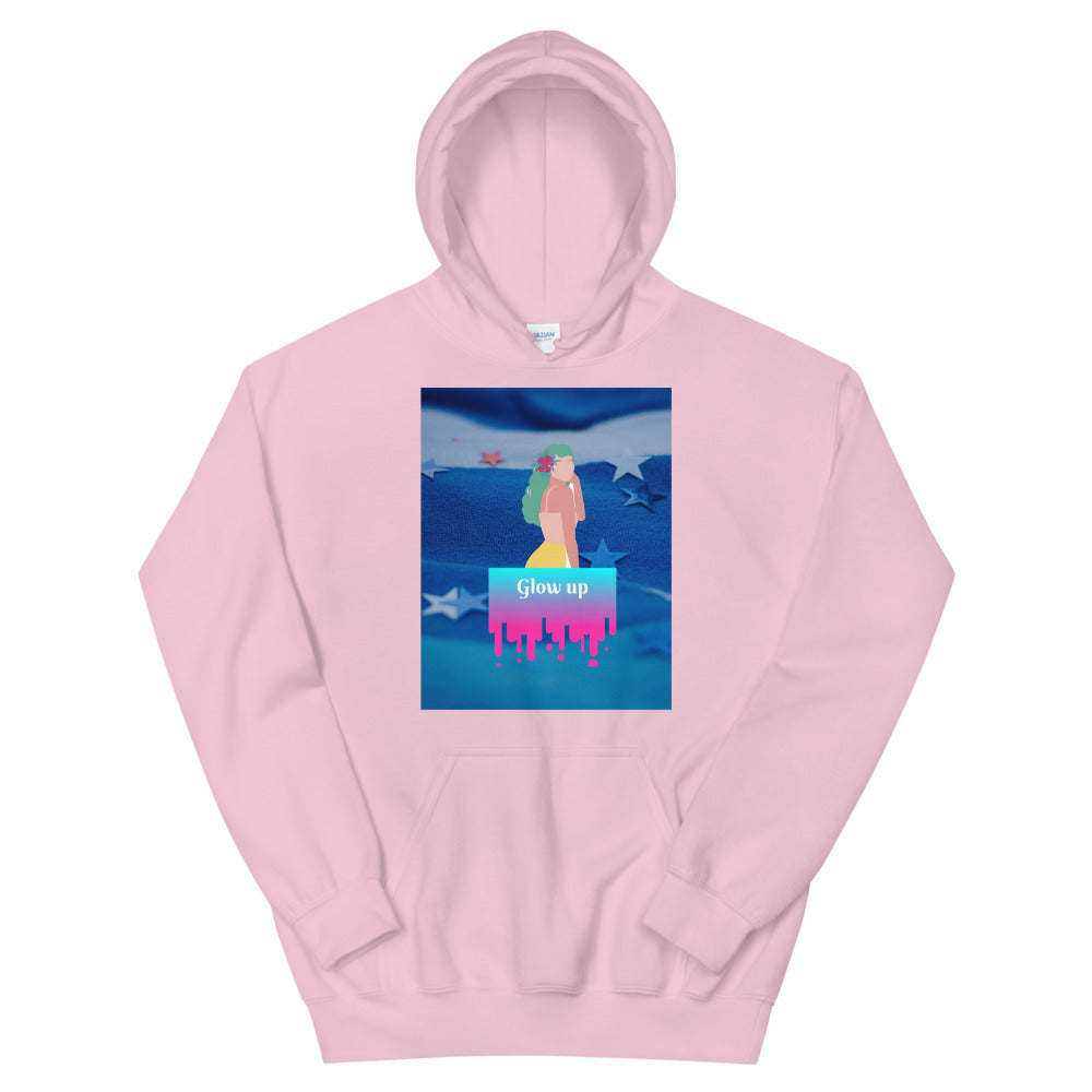Glow up Unisex Hoodie Cotesh