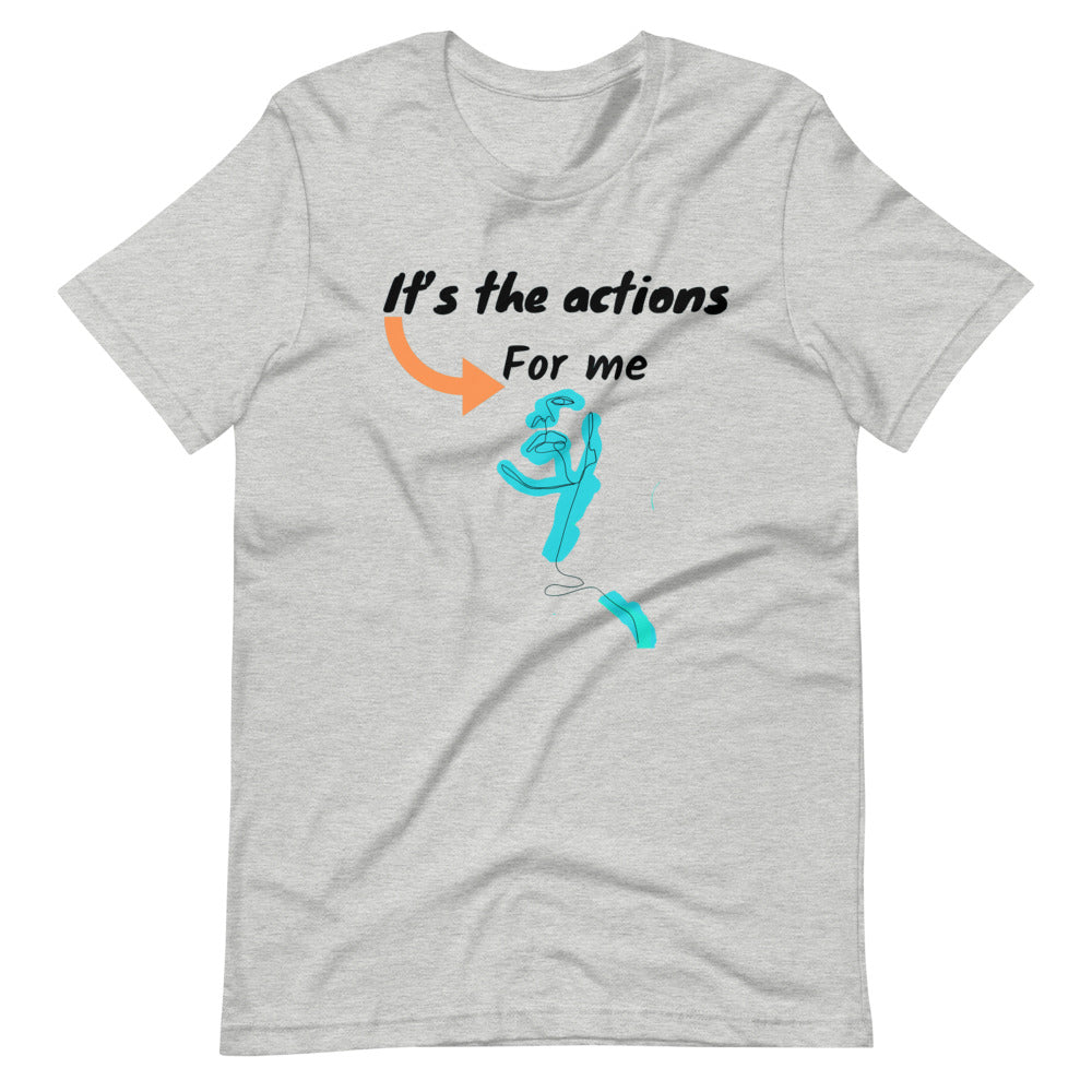 Its the action for me Short-Sleeve Unisex T-Shirt Cotesh Blending trends