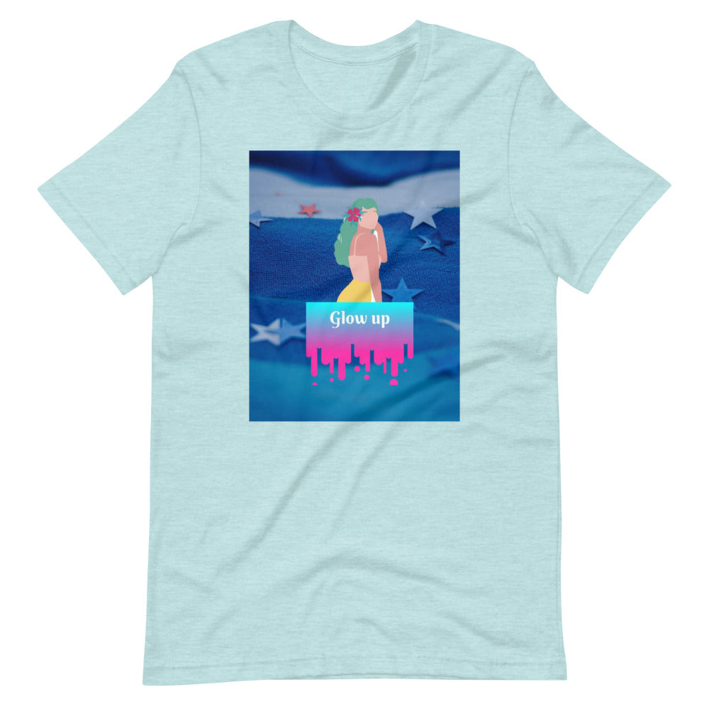 Glow Up Short-Sleeve Unisex T-Shirt Cotesh