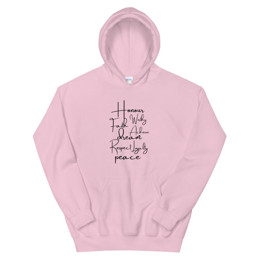 Honor Faith Worthy Unisex Hoodie Cotesh