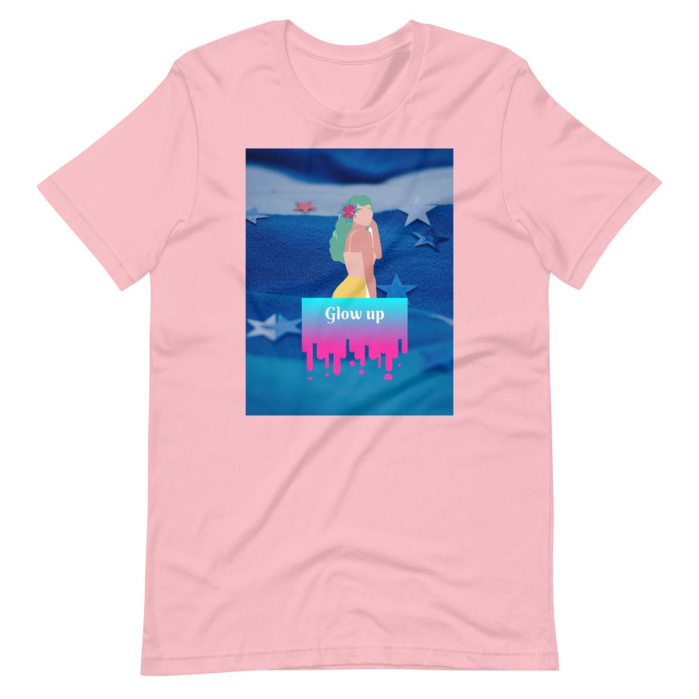 Glow Up Short-Sleeve Unisex T-Shirt Cotesh