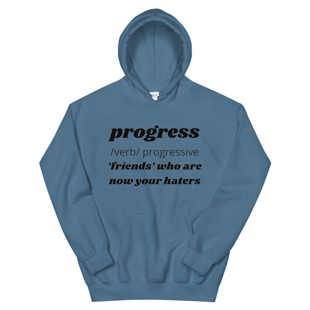 Progress Unisex Hoodie Cotesh Blending Trends