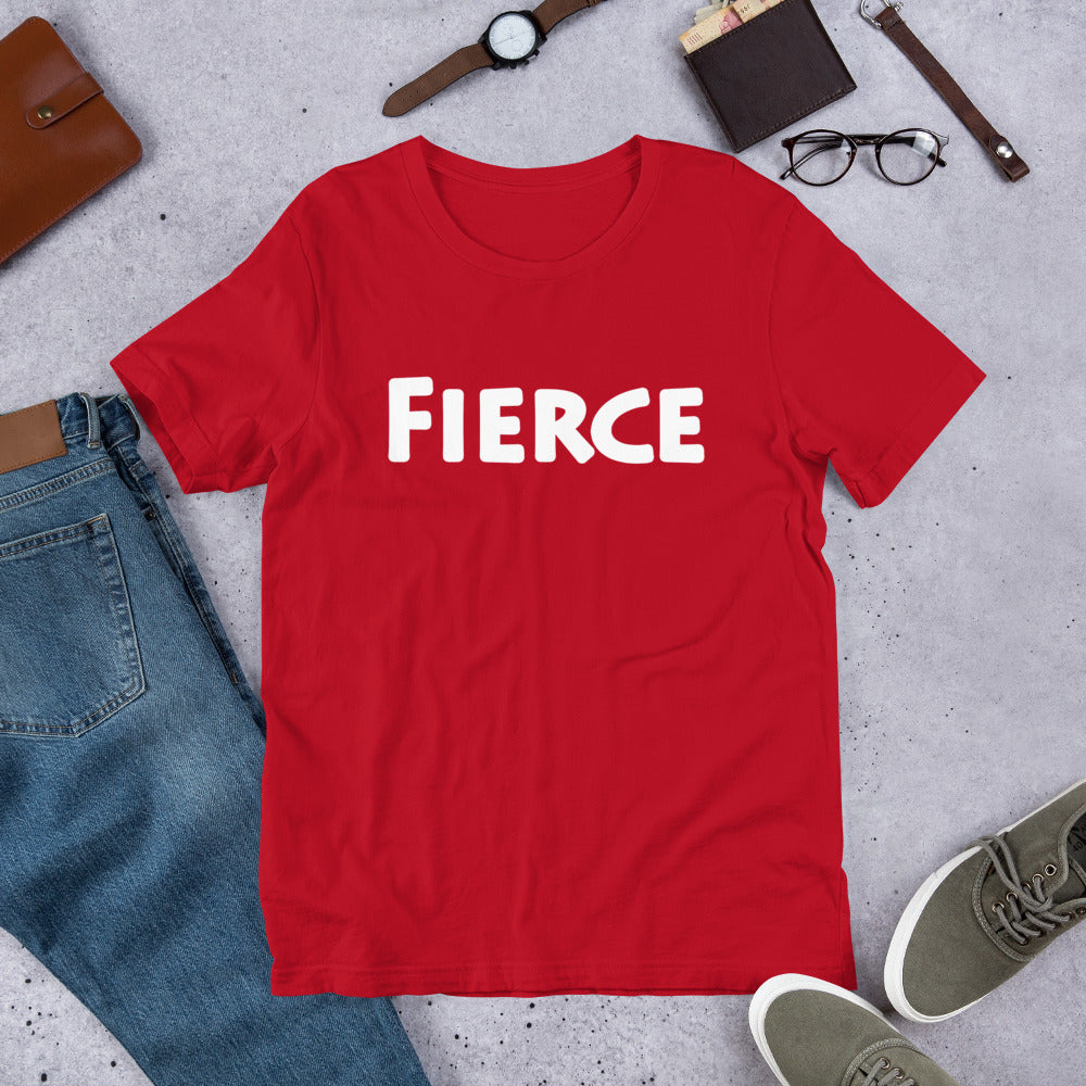Fierce Short-Sleeve Unisex T-Shirt | Cotesh | Expression Tees