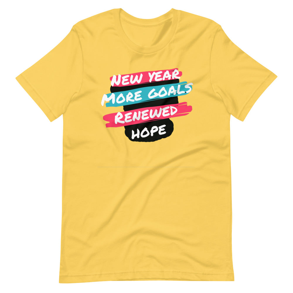 New Year More Goal New Hope Short-Sleeve Unisex T-Shirt Cotesh
