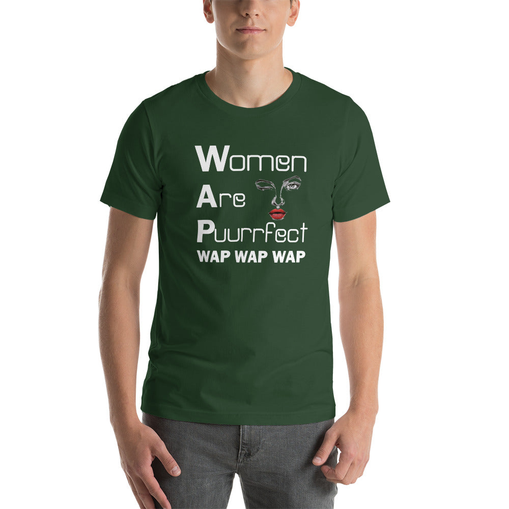 Women are Puurrfect Short-Sleeve Unisex T-Shirt Cotesh | WAPvention