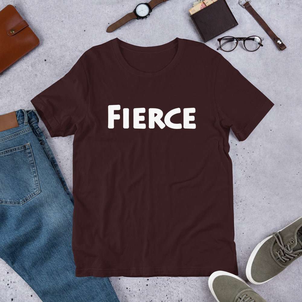 Fierce Short-Sleeve Unisex T-Shirt | Cotesh | Expression Tees