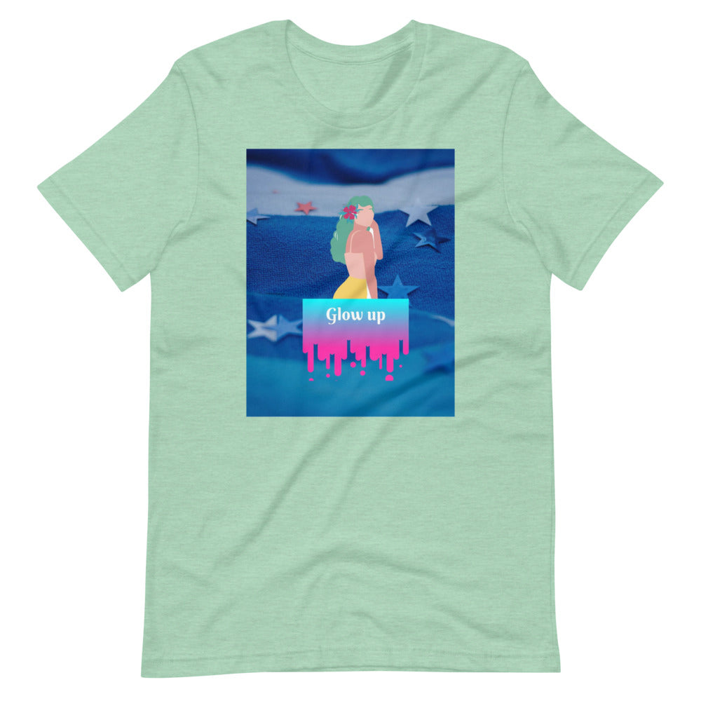 Glow Up Short-Sleeve Unisex T-Shirt Cotesh