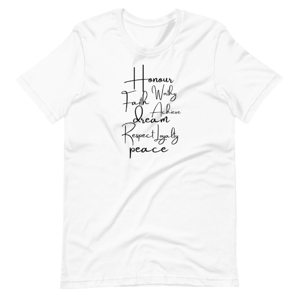 Honor Faith Worthy Short-Sleeve Unisex T-Shirt Cotesh