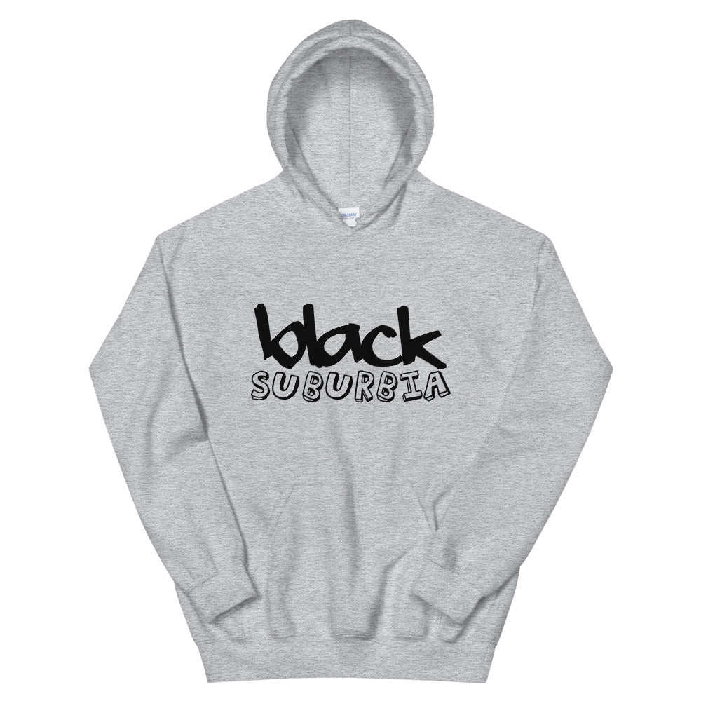 Black Suburbia Unisex Hoodie | Cotesh | Hoodiez