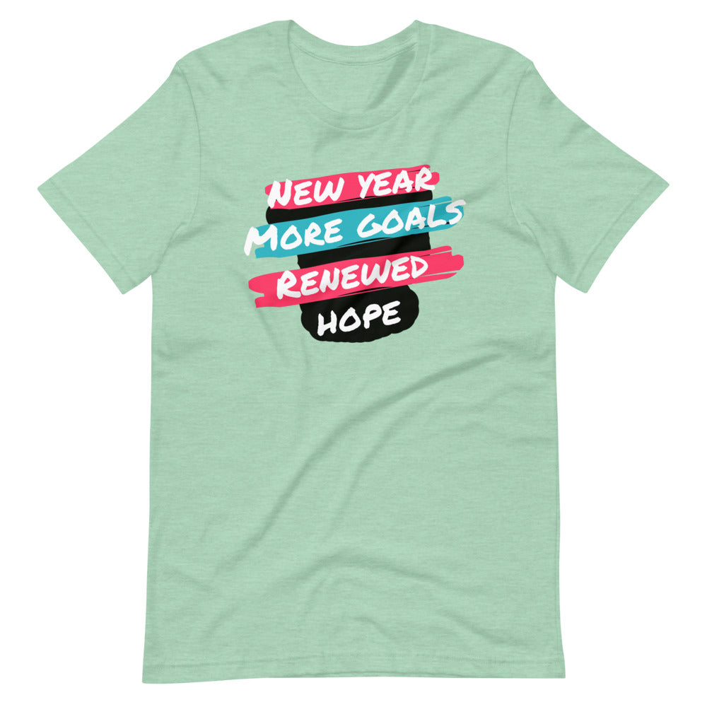 New Year More Goal New Hope Short-Sleeve Unisex T-Shirt Cotesh