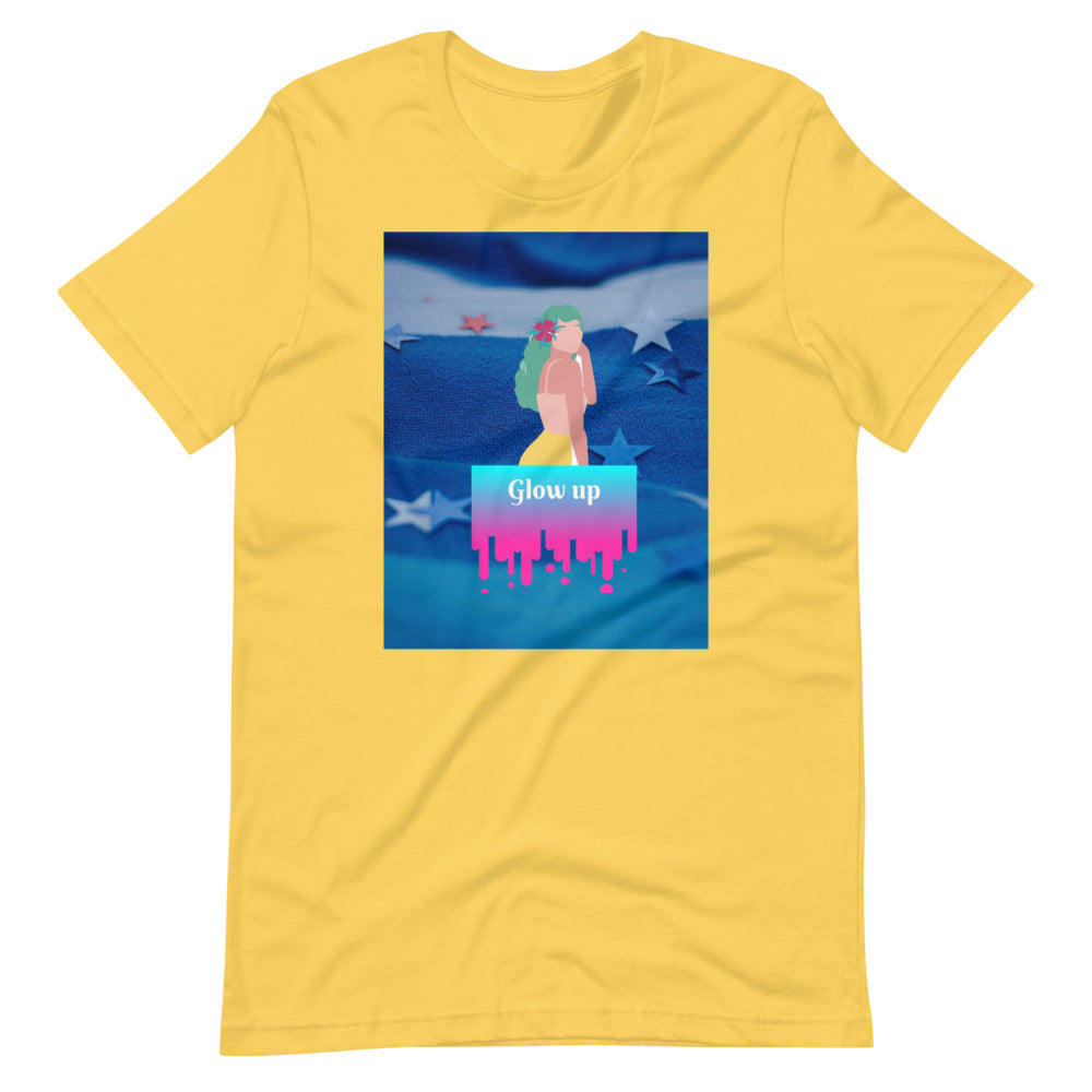 Glow Up Short-Sleeve Unisex T-Shirt Cotesh
