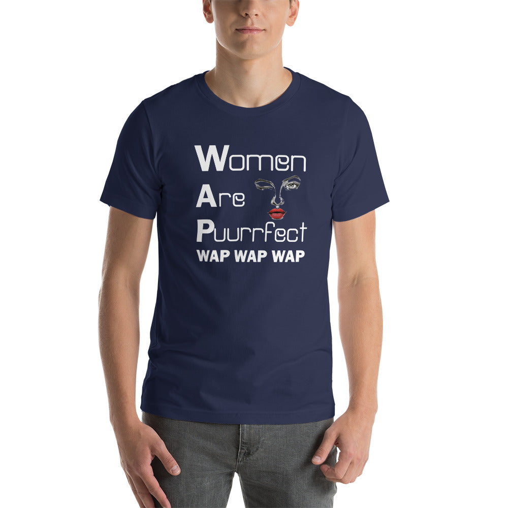 Women are Puurrfect Short-Sleeve Unisex T-Shirt Cotesh | WAPvention