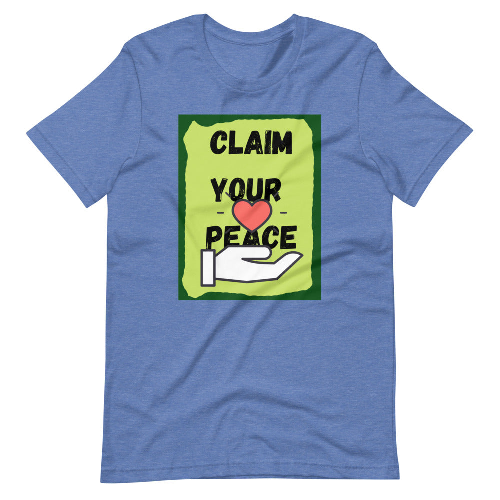 Claim Your Peace Short-Sleeve Unisex T-Shirt Cotesh