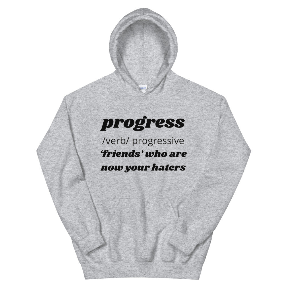 Progress Unisex Hoodie Cotesh Blending Trends