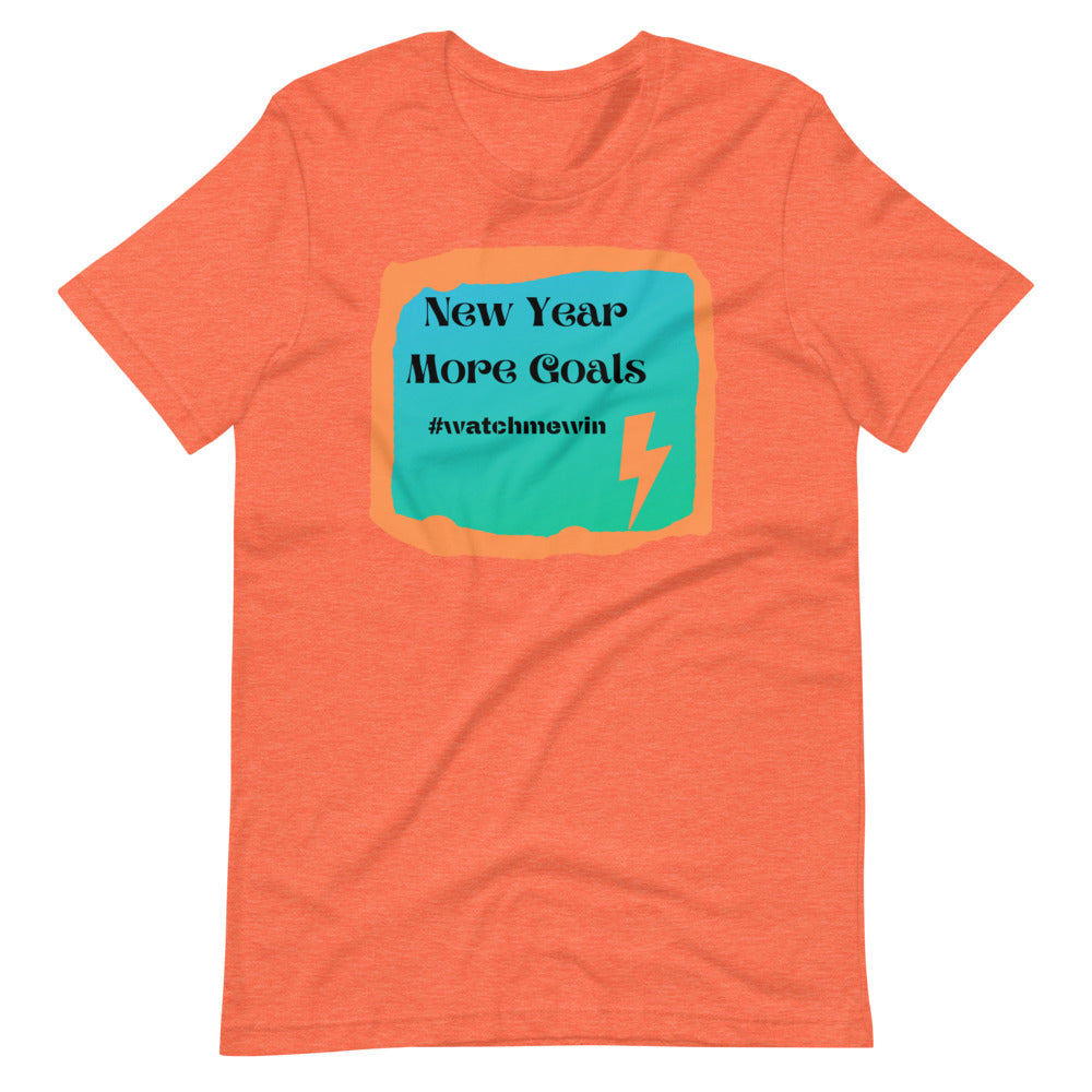 Now More Goals Short-Sleeve Unisex T-Shirt Cotesh