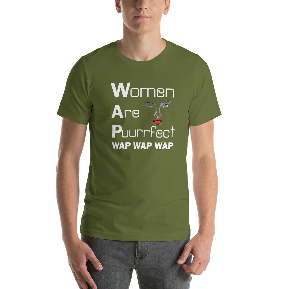 Women are Puurrfect Short-Sleeve Unisex T-Shirt Cotesh | WAPvention