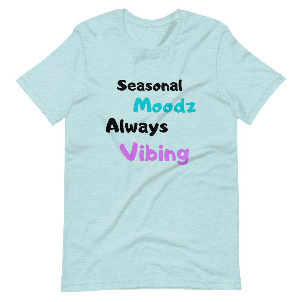 Seasonal Moods alwasy vibing Short-Sleeve Unisex T-Shirt Cotesh