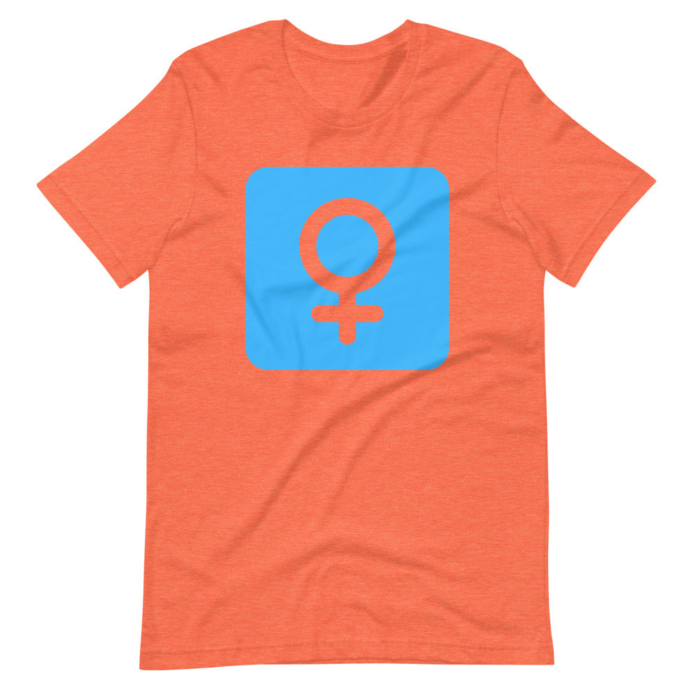 symbol ♀ Short-Sleeve Unisex T-Shirt Cotesh
