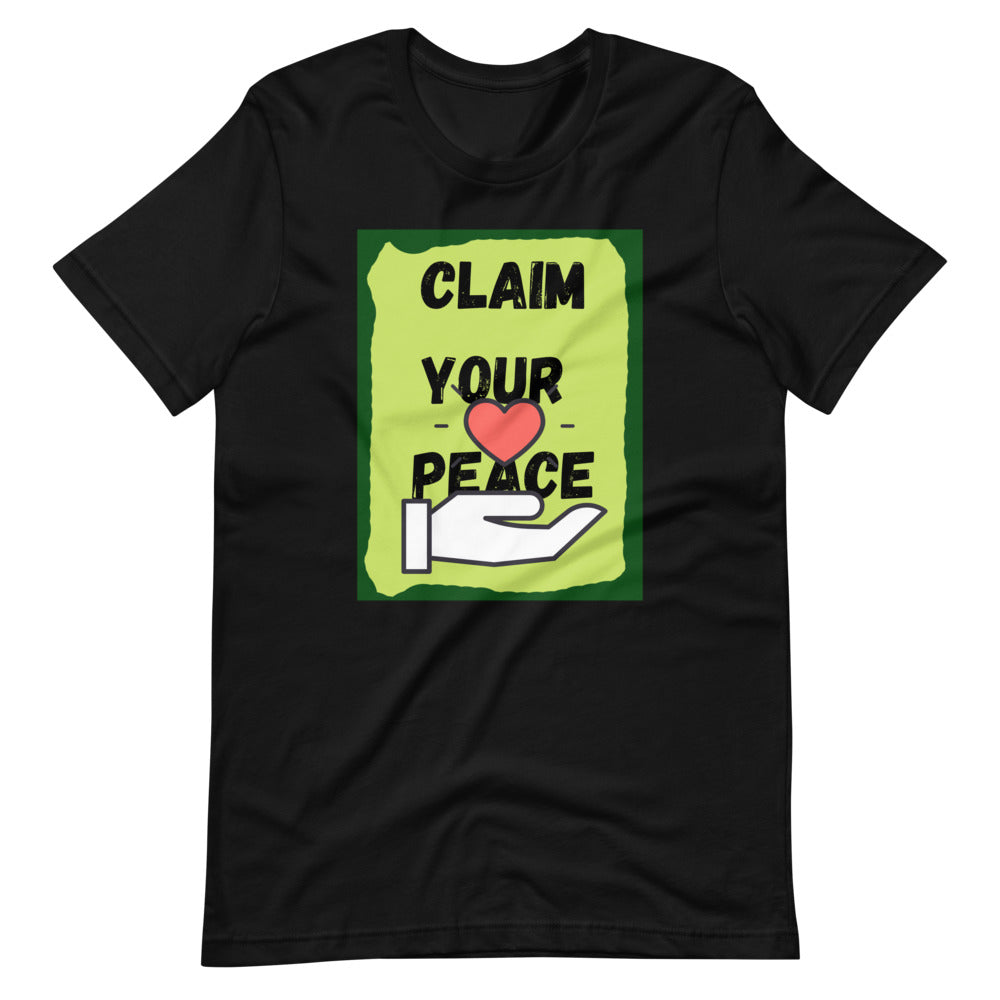 Claim Your Peace Short-Sleeve Unisex T-Shirt Cotesh