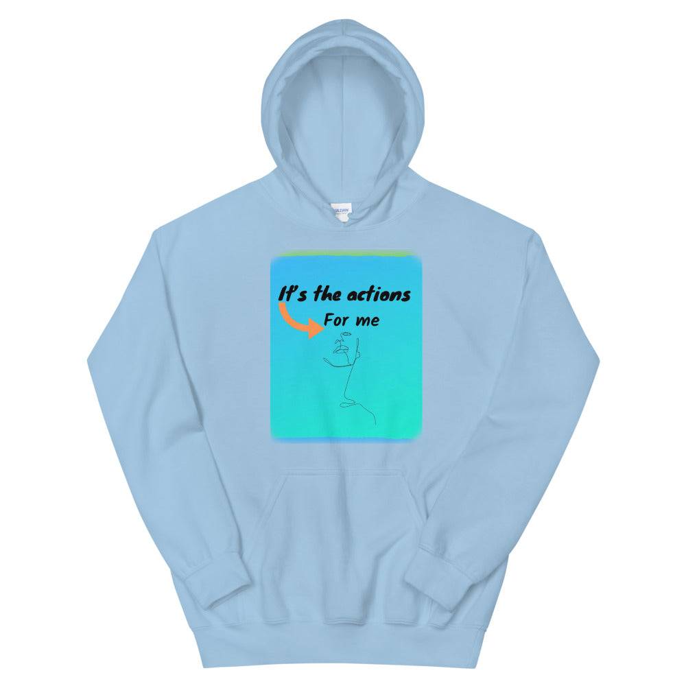Its the action for me Unisex Hoodie Cotesh Blending Tredings