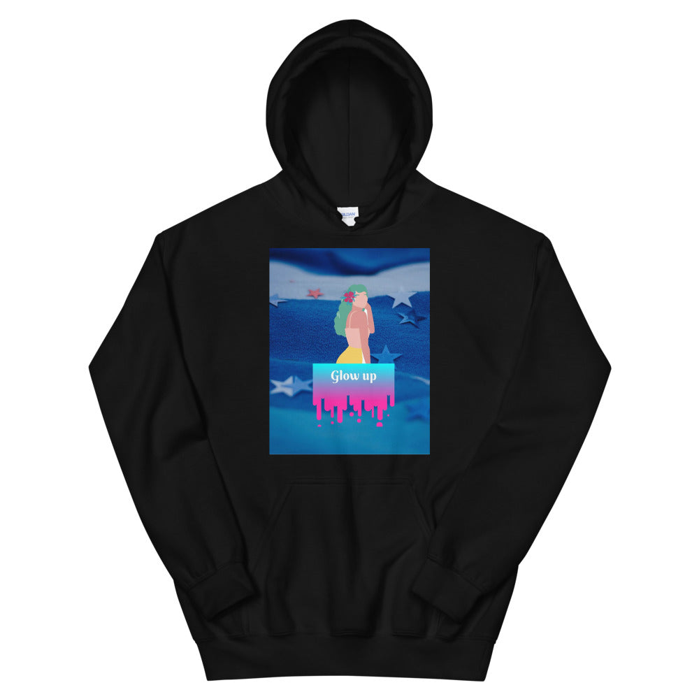 Glow up Unisex Hoodie Cotesh