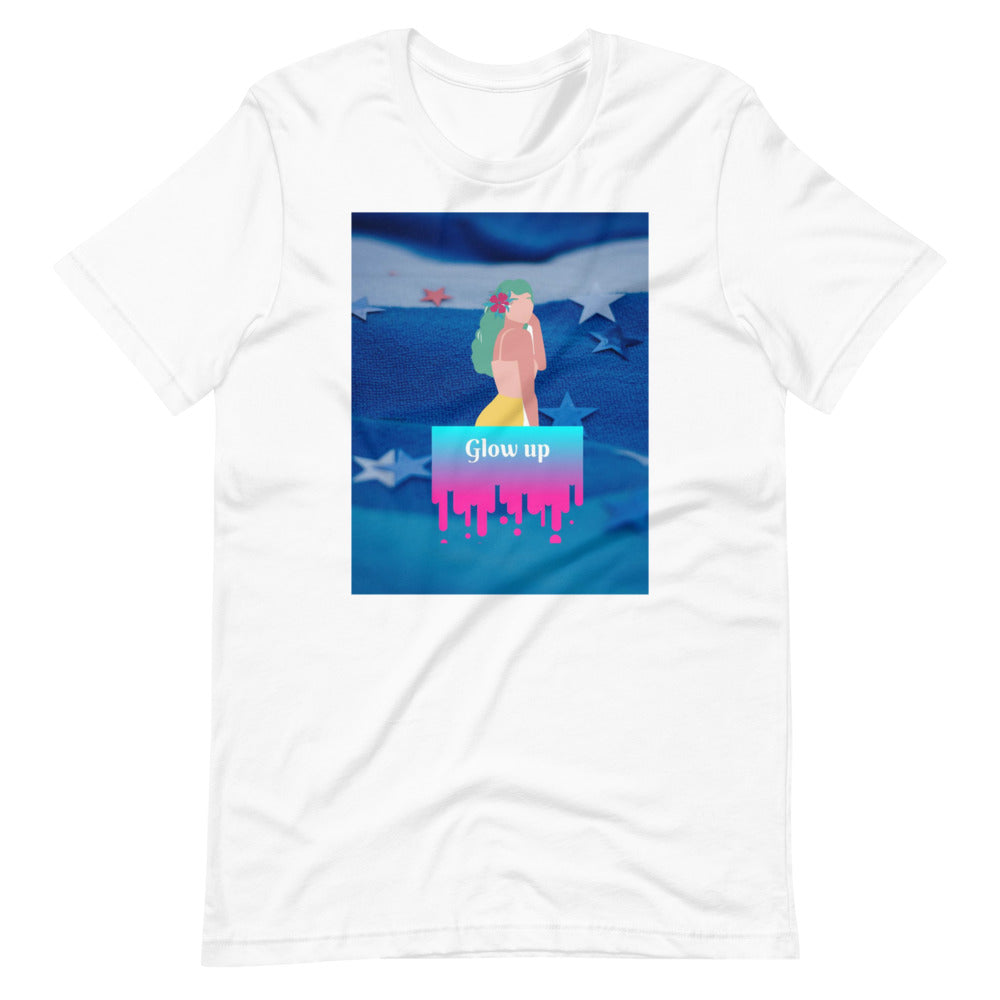 Glow Up Short-Sleeve Unisex T-Shirt Cotesh