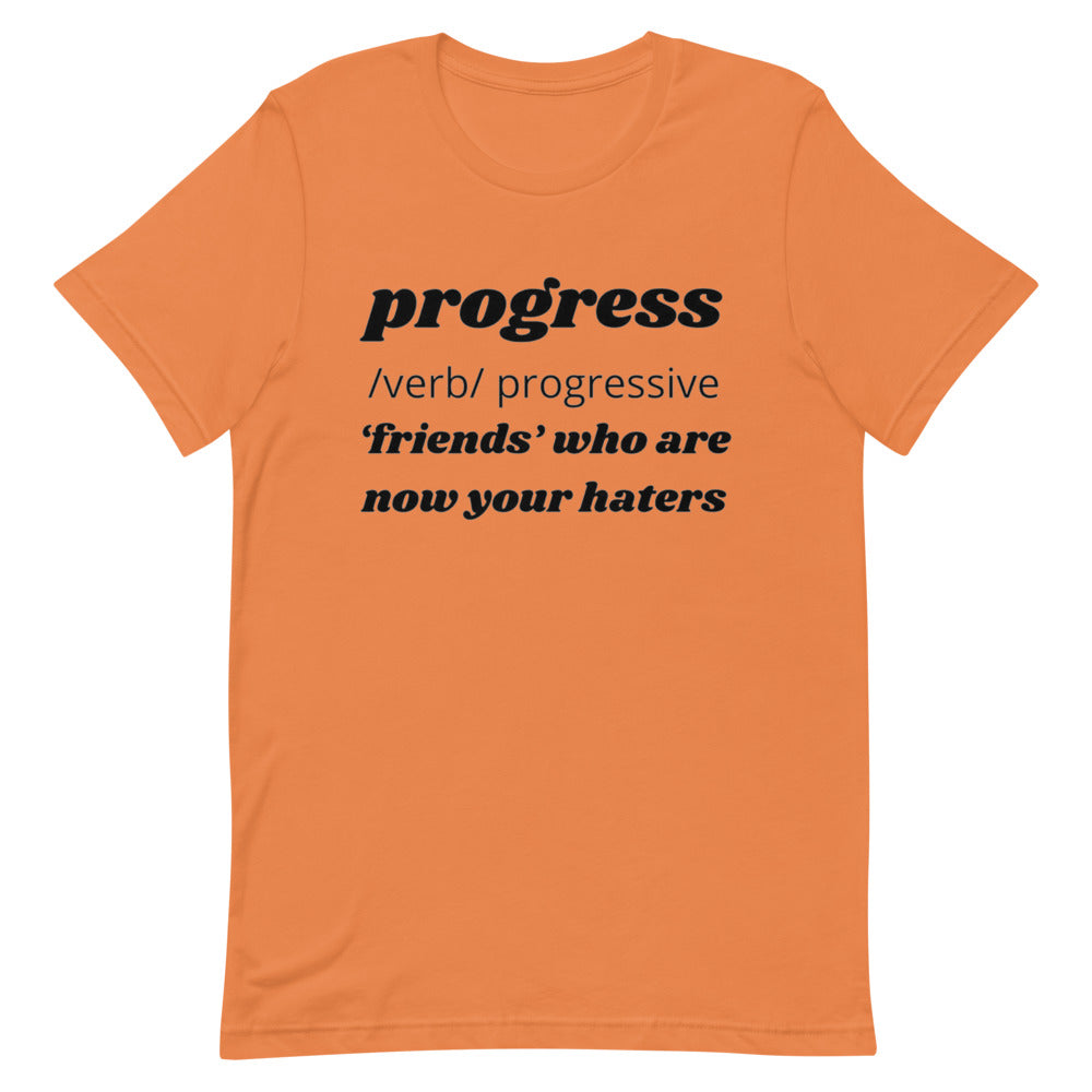 Progress Short-Sleeve Unisex T-Shirt Cotesh Blending Trends