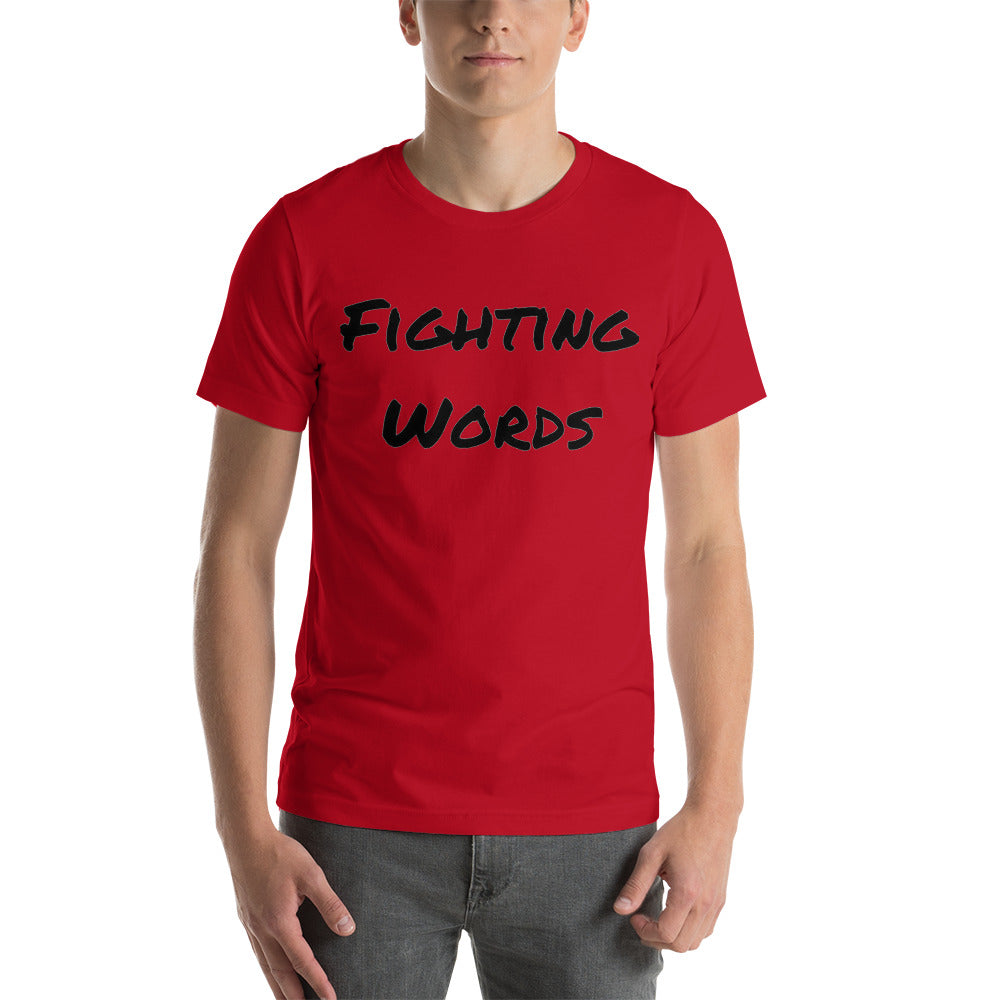 Fighting Words Short-Sleeve Unisex T-Shirt Cotesh Blending Trends