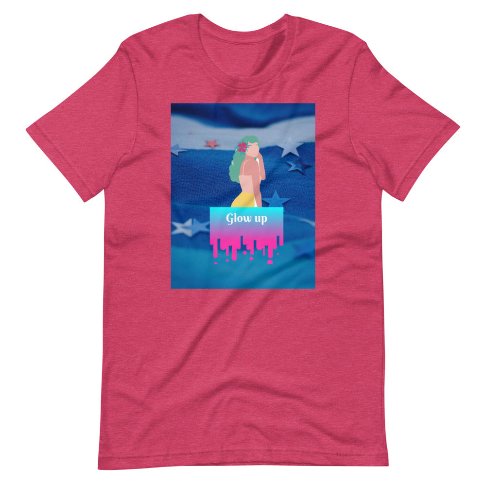 Glow Up Short-Sleeve Unisex T-Shirt Cotesh